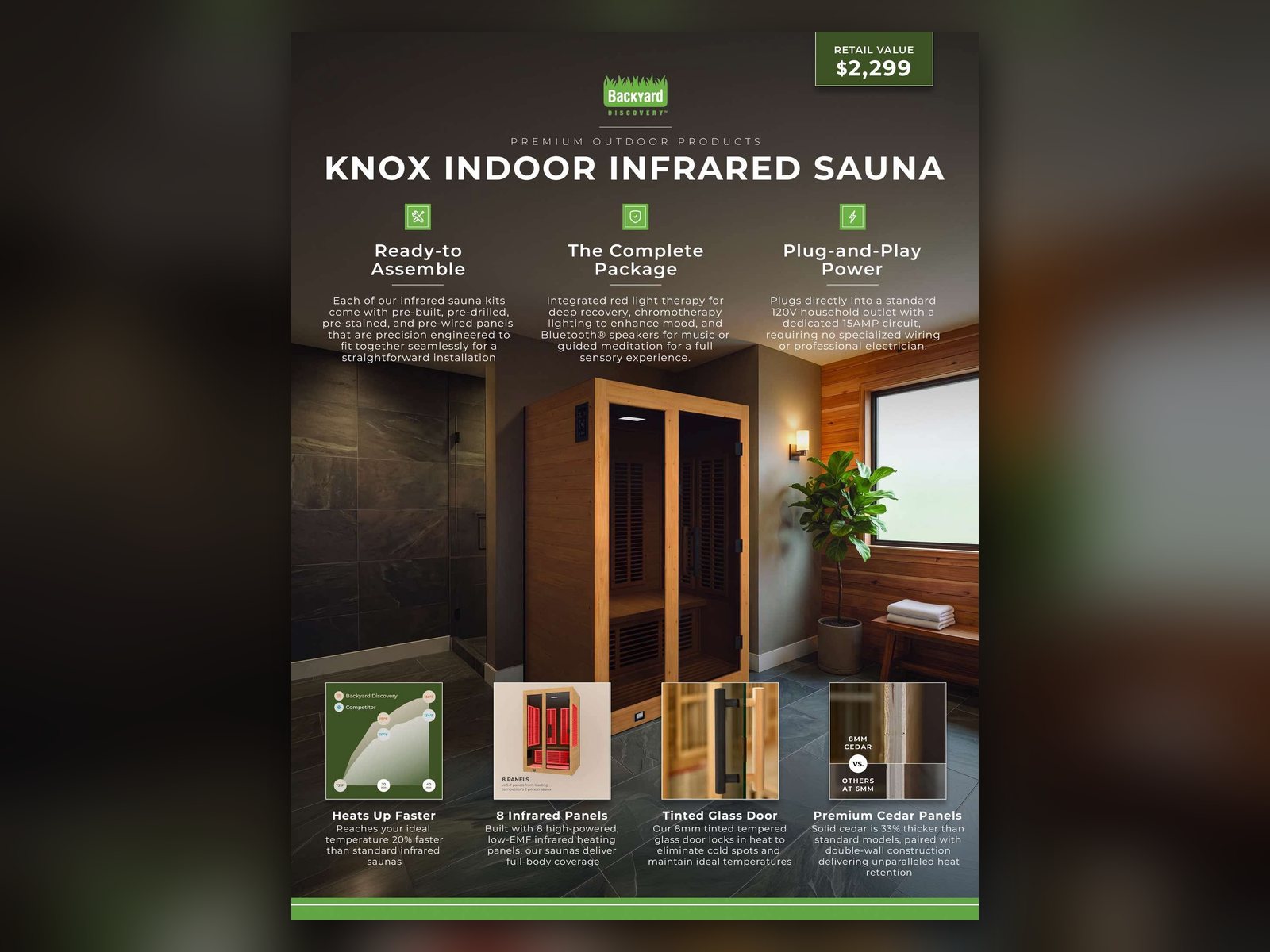 Knox Indoor Infrared Sauna