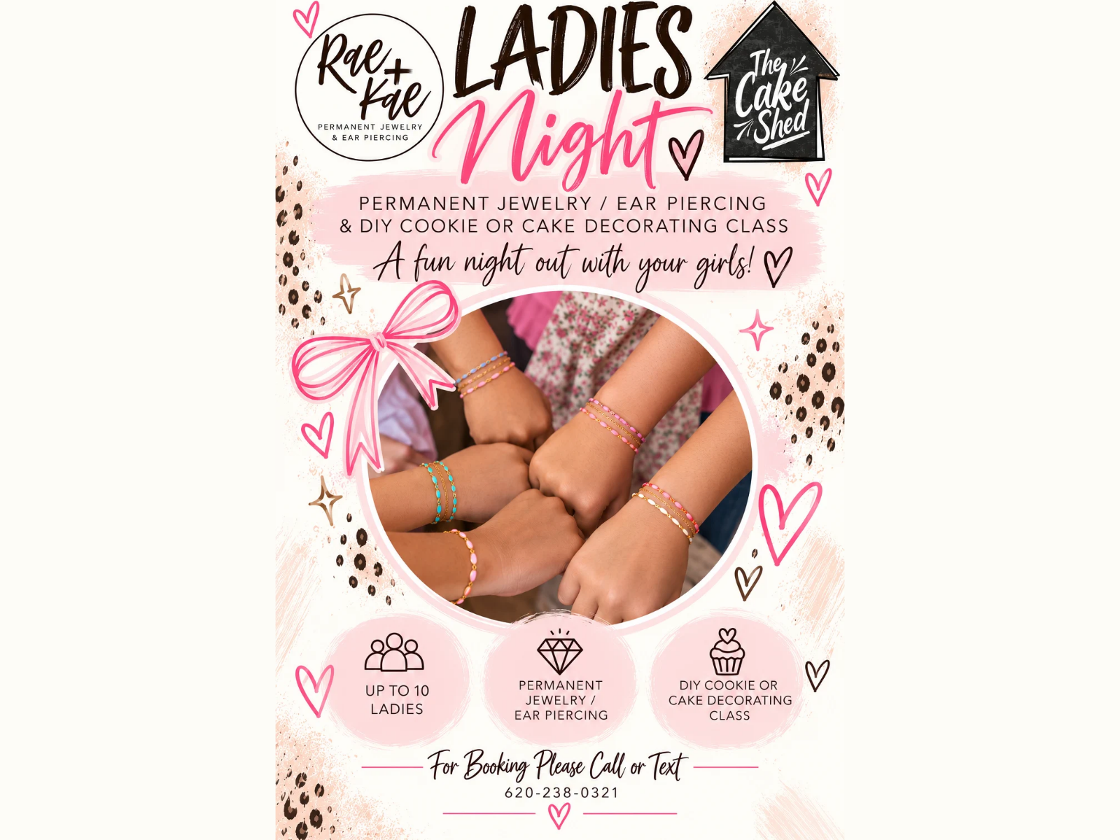 Ladies Night with Rae + Kae and The Cake Shed